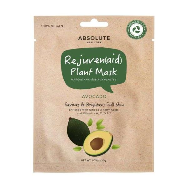 ABSOLUTE NEW YORK MASQUE ANTI AGE AUX PLANTES A BASE D'AVOCAT
