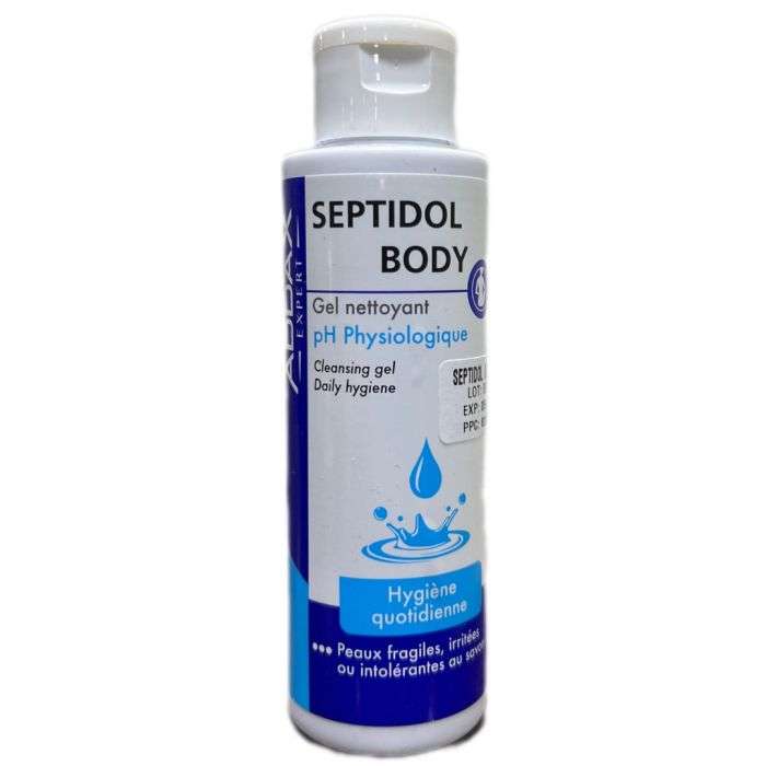 addax-septidol-body-gel-nettoyant-ph-physiologique125ml.jpg ADDAX SEPTIDOL BODY GEL NETTOYANT PH PHYSIOLOGIQUE125ML – Image 1