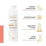 AVENE SOLAIRE SUNSIMED TRES HAUTE PROTECTION PEAUX SENSIBLES UVA/UVB 80 ML – Image 4