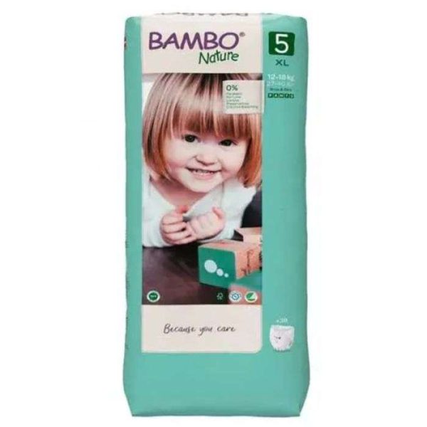 BAMBO NATURE CULOTTE TAILLE 5 XL 11-17 KG 38 UNITES