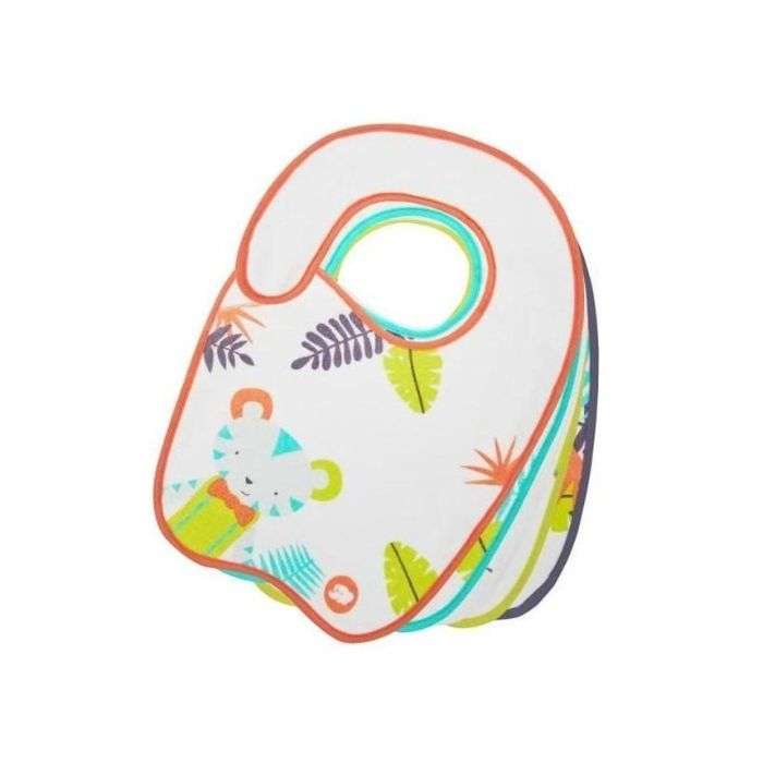 bebe-confort-5-bavoirs-eponge-4mois.jpg BEBE CONFORT 5 BAVOIRS EPONGE 4MOIS – Image 1
