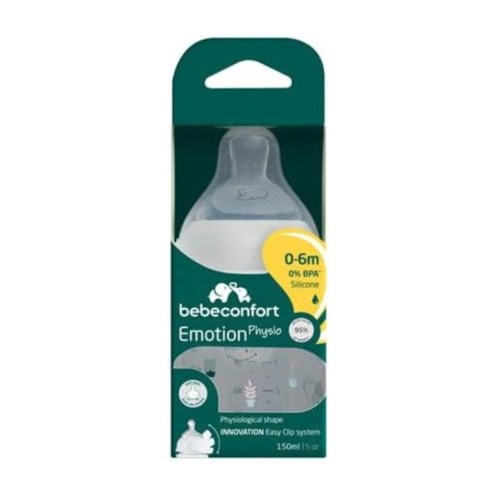 bebe-confort-bebe-confort-biberon-emotion-physio-0-6-mois-150-ml-biberons-et-goupillons.jpg BEBE CONFORT BIBERON EMOTION PHYSIO 0 6 MOIS 150 ML – Image 1