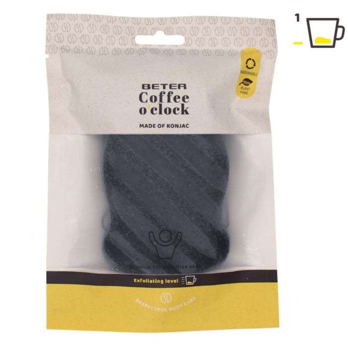 beter-beter-coffee-o-clock-eponge-de-konjac-pour-le-corps-exfoliant-niveau-1-ref-22047-accessoires.jpg BETER COFFEE O CLOCK EPONGE DE KONJAC POUR LE CORPS EXFOLIANT NIVEAU 1 REF 22047 – Image 1