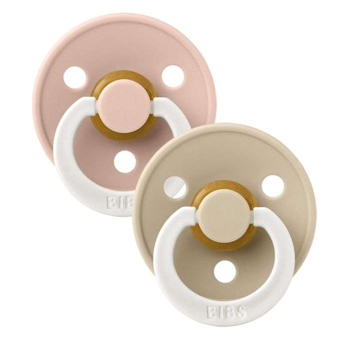 bibs-bibs-set-de-2-sucettes-blush-glow-vanilla-glow-6-12-mois-size2-sucettes-et-attaches-sucettes.jpg BIBS SET DE 2 SUCETTES BLUSH GLOW VANILLA GLOW 6-12 MOIS SIZE2 – Image 1