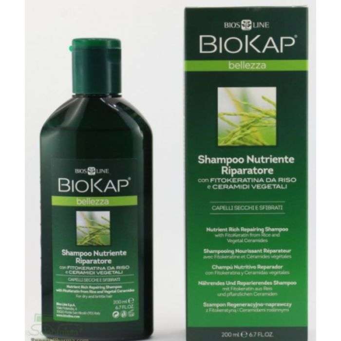 biokap-biokap-bellezza-shampoing-nourrissant-reparateur-200-ml-shampoing-cheveux-secs.jpg BIOKAP BELLEZZA SHAMPOING NOURRISSANT REPARATEUR 200 ML – Image 1
