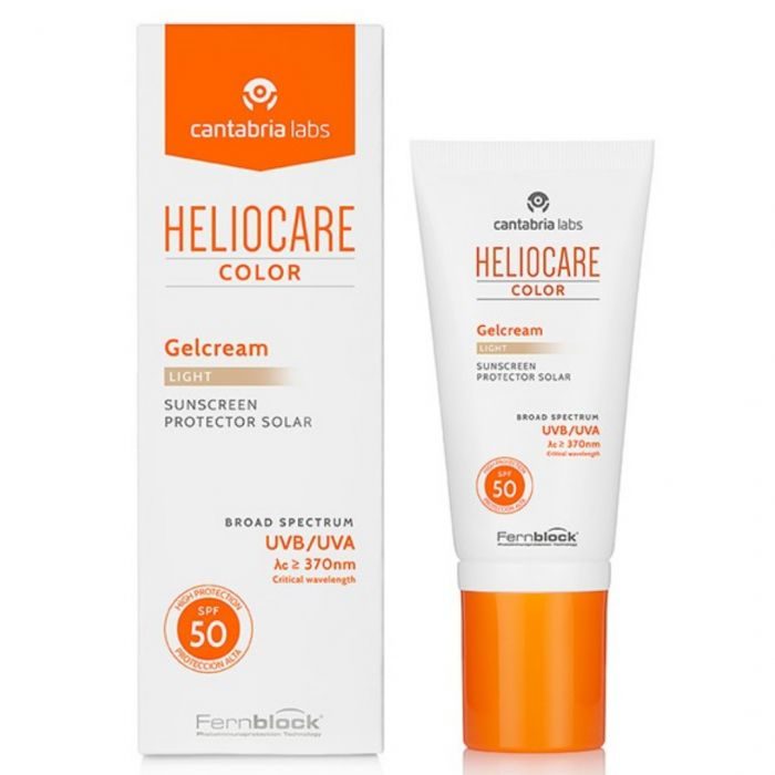 cantabria-heliocare-color-gel-creme-spf-50-light-50-ml.jpg CANTABRIA HELIOCARE COLOR GEL CREME SPF 50+ Light 50 ml – Image 1