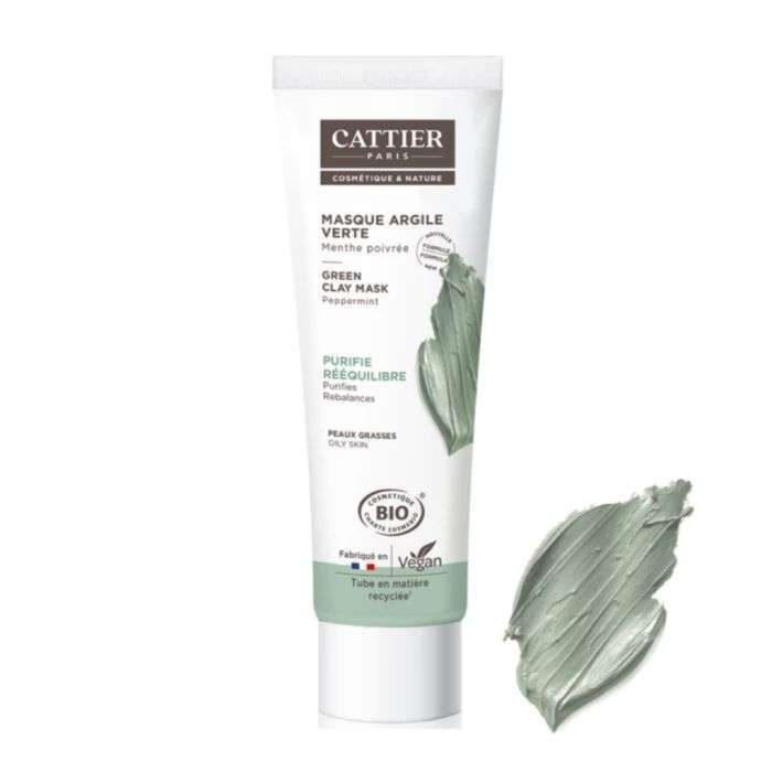 cattier-cattier-masque-argile-verte-100-ml-masques-visage.jpg CATTIER MASQUE ARGILE VERTE 100 ML – Image 1