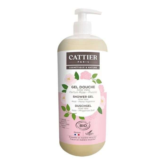 cattier-gel-douche-aloe-vera-parfum-rose-pivoine-1-l.jpg CATTIER GEL DOUCHE ALOE VERA PARFUM ROSE PIVOINE 1 L – Image 1
