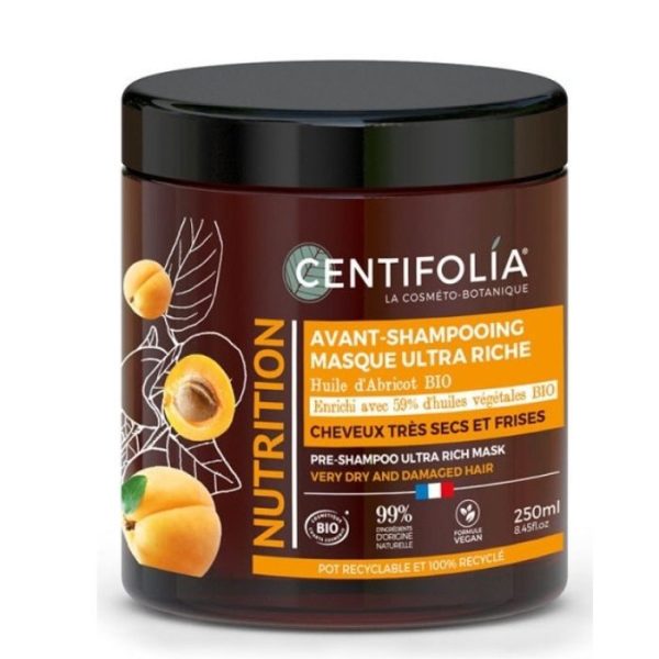 CENTIFOLIA NUTRITION AVANT SHAMPOOING MASQUE ULTRA RICHE 250 ML