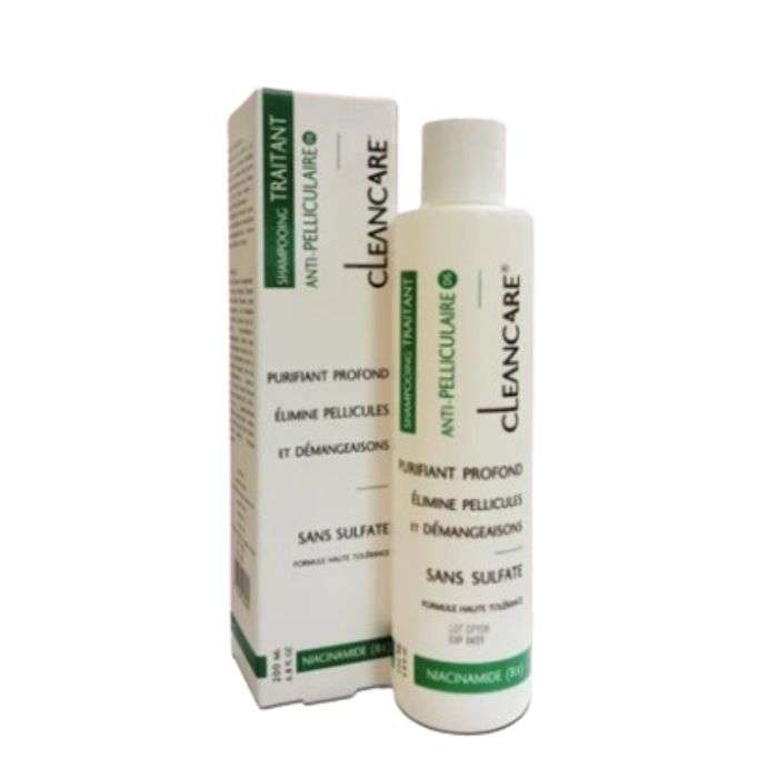 cleancare-cleancare-shampooing-traitant-anti-pelliculaire-200-ml-shampoings-anti-pelliculaires.jpg CLEANCARE SHAMPOOING TRAITANT ANTI PELLICULAIRE 200 ML – Image 1
