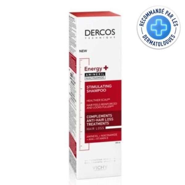 VICHY DERCOS TECHNIQUE ENERGY + SHAMPOING STIMULANT ANTI CHUTE 200 ML
