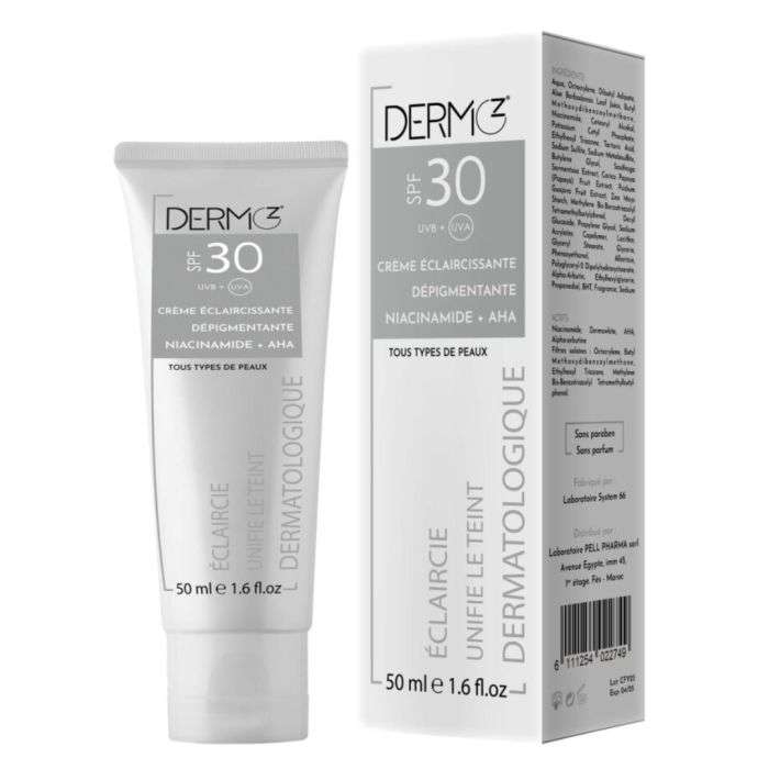 dermo-z-dermo-z-creme-eclaircissante-spf-30-tous-types-de-peaux-50-ml-cremes-eclats.jpg DERMO Z CREME ECLAIRCISSANTE SPF 30 TOUS TYPES DE PEAUX 50 ML – Image 1