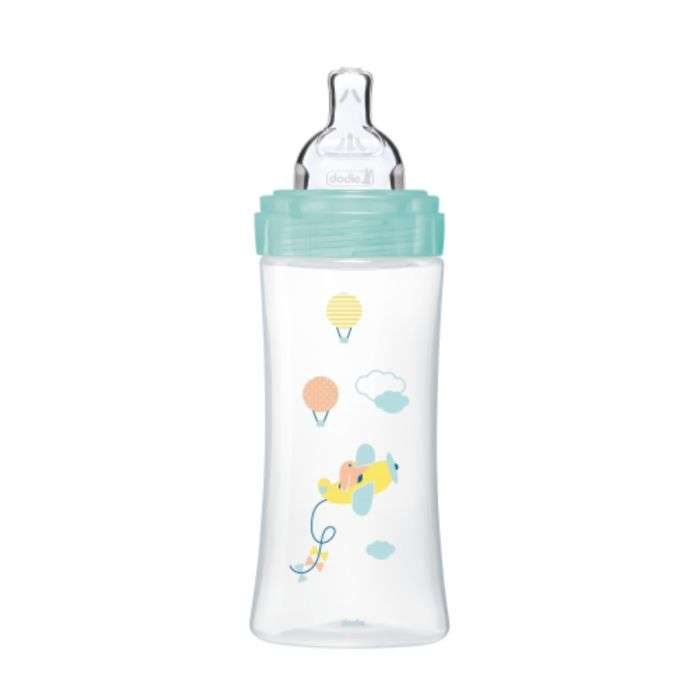 dodie-biberon-anti-colique-tetine-plate-330ml-6mois.jpg DODIE BIBERON ANTI COLIQUE TETINE PLATE 330ML 6MOIS+ – Image 1