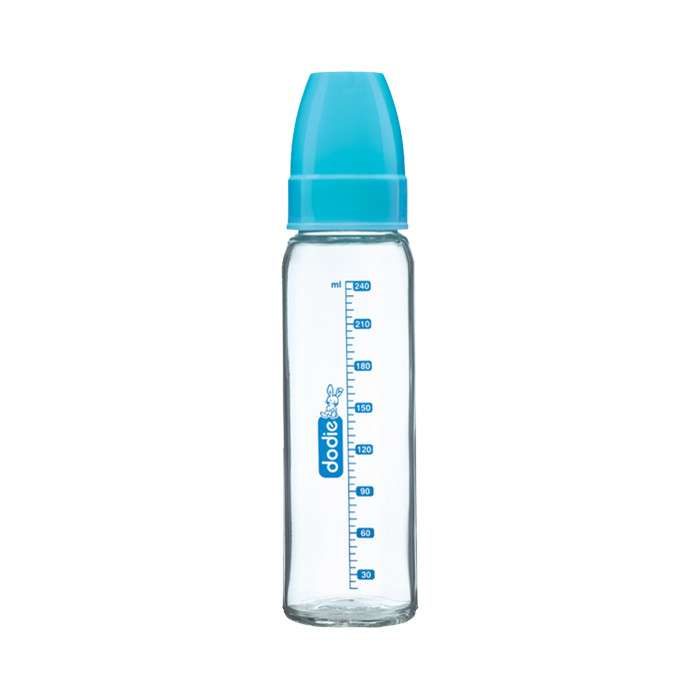 dodie-biberon-col-etroit-verre-240ml-bleu-lagoon.jpg DODIE BIBERON COL ETROIT VERRE 240ML BLEU LAGOON – Image 1