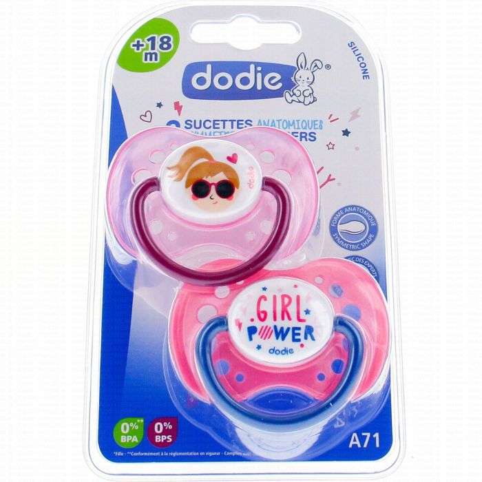 dodie-dodie-2-sucettes-anatomique-a71-18-mois-sucettes-et-attaches-sucettes.jpg DODIE 2 SUCETTES ANATOMIQUE A71 +18 MOIS – Image 1