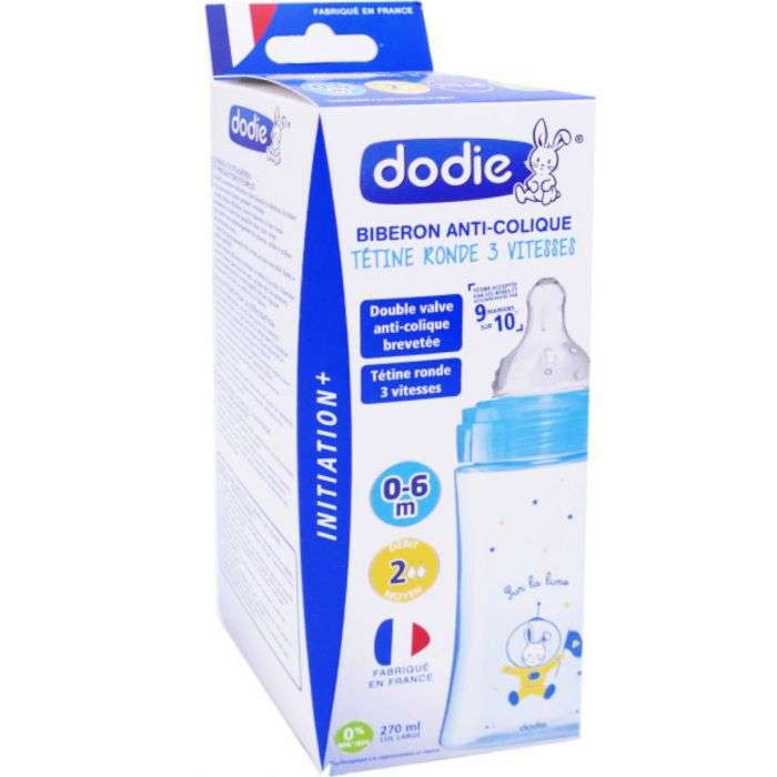 dodie-dodie-biberon-anti-colique-270-ml-0-6mois-biberons-et-goupillons.jpg DODIE BIBERON ANTI COLIQUE 270 ML 0-6MOIS – Image 1