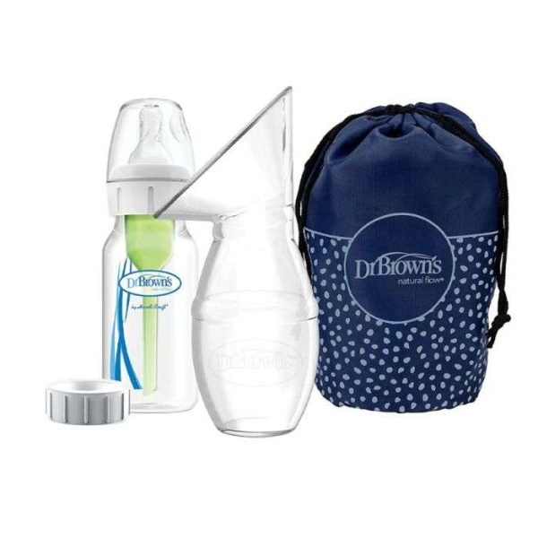 DR BROWNS MILKFLOW SILICON MONOBLOC TIRE LAIT + BIBERON 120 MLCOLE ETROIT