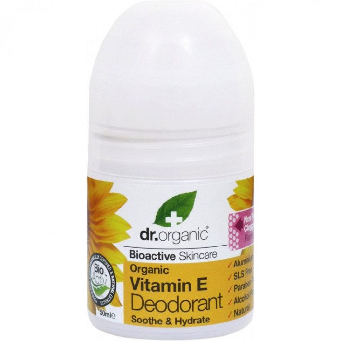 dr-organic-deodorant-vitamine-e-bio-50-ml.jpg DR ORGANIC DEODORANT VITAMINE E BIO 50 ML – Image 1