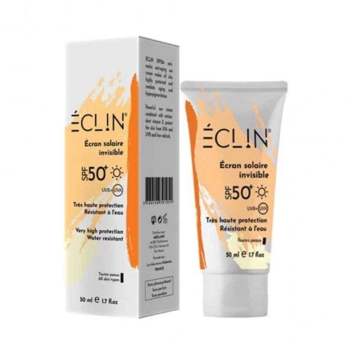 eclin-eclin-ecran-solaire-invisible-spf-50-50-ml-cremes.jpg ECLIN ECRAN SOLAIRE INVISIBLE SPF 50+ 50 ML – Image 1