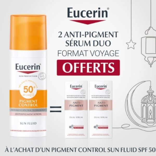 EUCERIN OFFRE SUN FLUIDE PIGMENT CONTROL 50 ML SPF 50