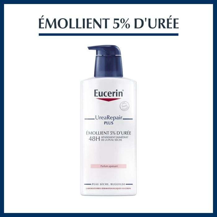eucerin-eucerin-urea-repair-emollient-5-duree-48h-parfum-apaisant-250-ml-hydratation-corps.jpg EUCERIN UREA REPAIR EMOLLIENT 5% D'UREE 48H PARFUM APAISANT 250 ML – Image 1