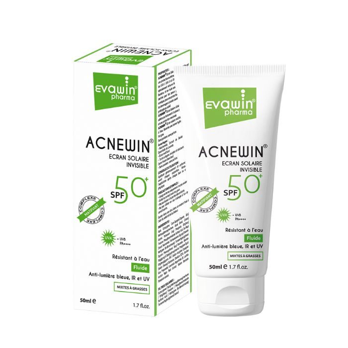 evawin-pharma-evawin-acnewin-ecran-solaire-spf-50-invisible-50-ml-cremes-solaires.jpg EVAWIN ACNEWIN ECRAN SOLAIRE SPF 50 INVISIBLE 50 ML – Image 1