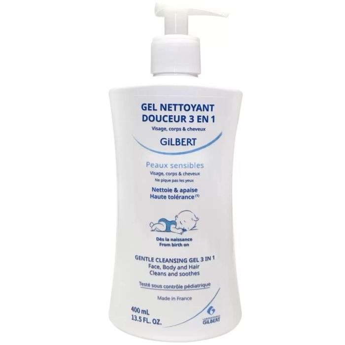 gilbert-gilbert-gel-nettoyant-douceur-3en-1-400ml-change-bebe.jpg GILBERT Gel nettoyant douceur 3en 1 400ml – Image 1