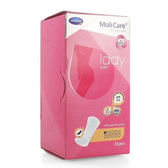 hartmann-hartmann-molicare-lady-pad-28-pieces-protection-hygienique.jpg HARTMANN MOLICARE LADY PAD 28 PIECES – Image 1