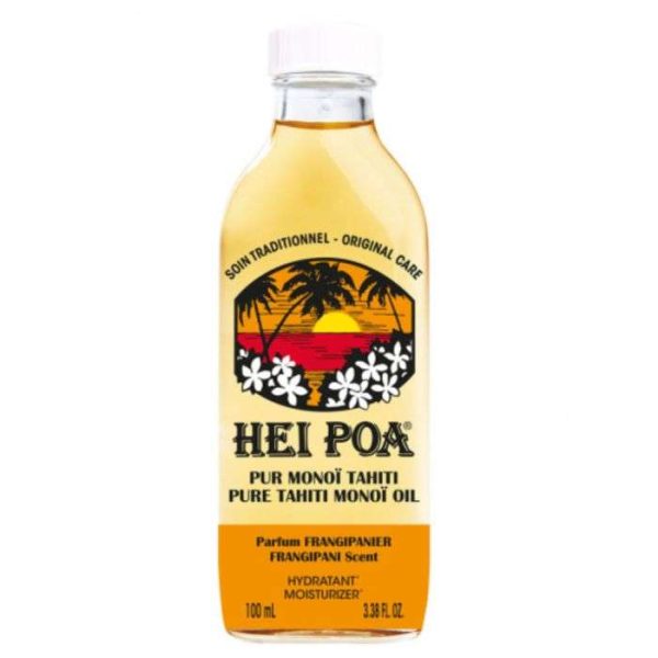HEI POA PUR TAHITI MONOI HUILE PARFUM FRANGIPANIER 100 ML.