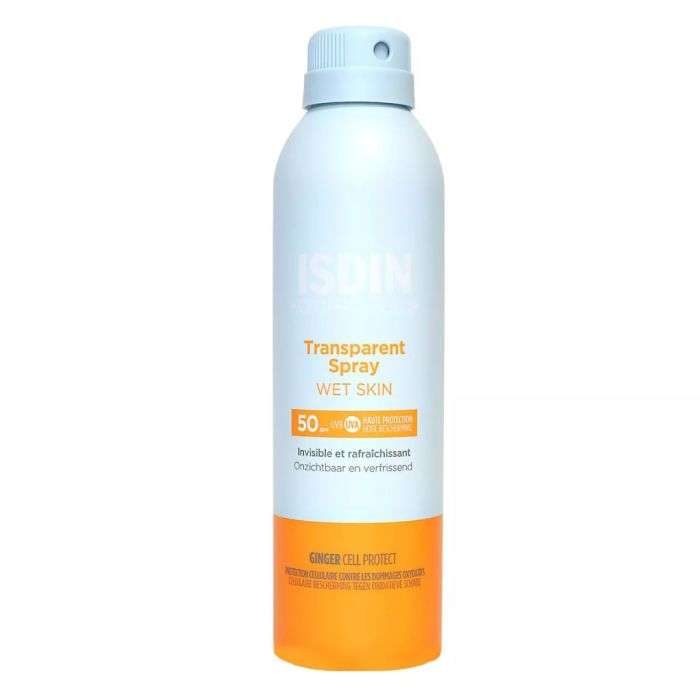 isdin-fotoprotector-spray-transparent-wet-skin-250-ml.jpg ISDIN FOTOPROTECTOR SPRAY TRANSPARENT WET SKIN 250 ML – Image 1