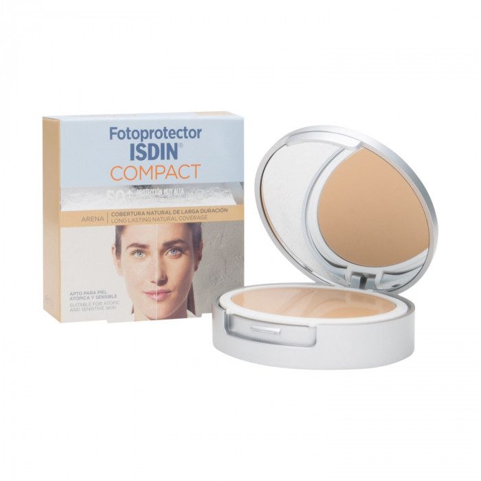 isdin-isdin-fotoprotector-compact-arena-spf-50-10-g-poudres.jpg ISDIN FOTOPROTECTOR COMPACT ARENA SPF 50+ 10 G – Image 1