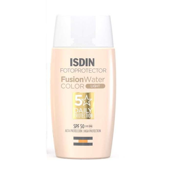 isdin-isdin-fotoprotector-fusion-water-color-light-spf-50-cremes.jpg ISDIN FOTOPROTECTOR FUSION WATER COLOR LIGHT SPF 50 – Image 1