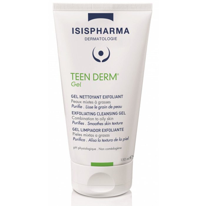 isispharma-isispharma-teen-derm-gel-nettoyant-exfoliant-150-ml-gommages-visage.jpg ISISPHARMA TEEN DERM GEL NETTOYANT EXFOLIANT 150 ML – Image 1