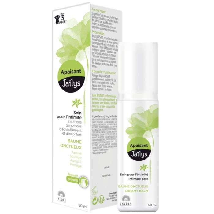 jailus-jailus-apaisant-soin-pour-lintimite-baume-onctueux-apaisant-50-ml-toilette-intime.jpg JAILUS APAISANT SOIN POUR L'INTIMITE BAUME ONCTUEUX APAISANT 50 ML – Image 1