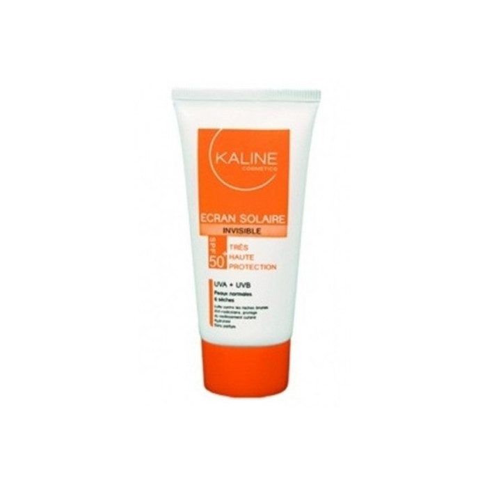kaline-ecran-solaire-invisible-spf-50-peaux-normales-a-seches-50-ml.jpg KALINE ECRAN SOLAIRE INVISIBLE SPF 50+ PEAUX NORMALES A SECHES 50 ML – Image 1