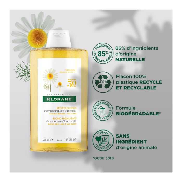 klorane-klorane-shampooing-a-la-camomille-reflets-blonds-200-ml-shampoing-cheveux-colores-1.jpg KLORANE SHAMPOOING A LA CAMOMILLE REFLETS BLONDS 200 ML – Image 2