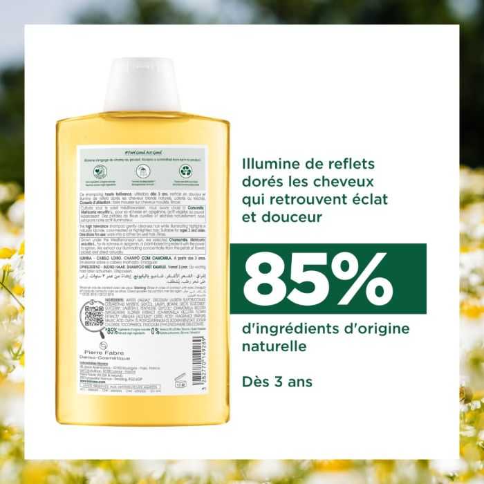 klorane-klorane-shampooing-a-la-camomille-reflets-blonds-200-ml-shampoing-cheveux-colores-2.jpg KLORANE SHAMPOOING A LA CAMOMILLE REFLETS BLONDS 200 ML – Image 3