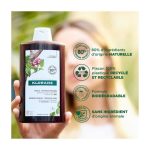 KLORANE SHAMPOING A LA QUININE EDELWISS BIO 400 ML – Image 2