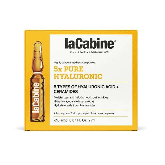 la-cabine-5x-pure-hyaluronic-10-ampoules-2ml.jpg LA CABINE 5X PURE HYALURONIC 10 AMPOULES 2ML – Image 1