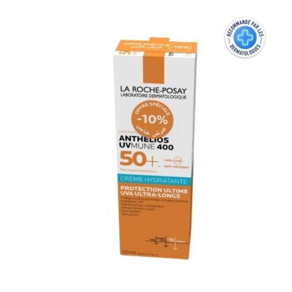 LA ROCHE POSAY ANTHELIOS UVMUNE 400 CREME HYDRATANTE SPF 50+ INVISIBLE 50 ML