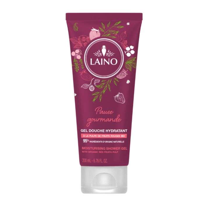 laino-gel-douche-hydratant-pause-gourmande-a-la-pulpe-de-fruits-rouges-bio-200-ml.jpg LAINO GEL DOUCHE HYDRATANT PAUSE GOURMANDE A LA PULPE DE FRUITS ROUGES BIO 200 ML – Image 1