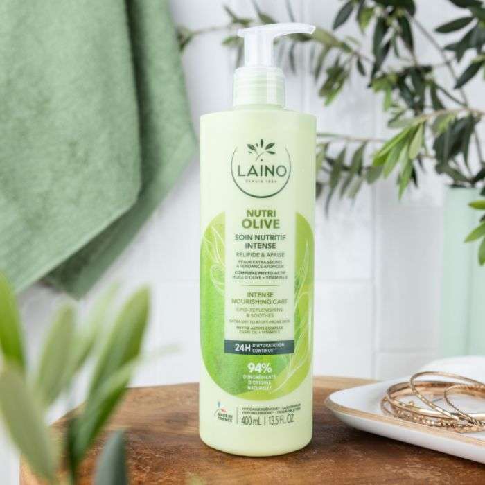 laino-laino-nutri-olive-soin-nutritif-intense-400-ml-hydratation-corps.jpg LAINO NUTRI OLIVE SOIN NUTRITIF INTENSE 400 ML – Image 1
