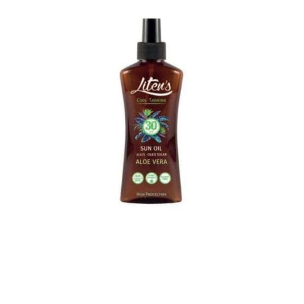 LITENS COOL TANNING HUILE SOLAIRE SPF 30 ALOE VERA 250 ML