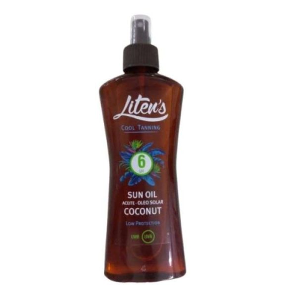 LITENS COOL TANNING HUILE SOLAIRE SPF 6 COCO 250ML