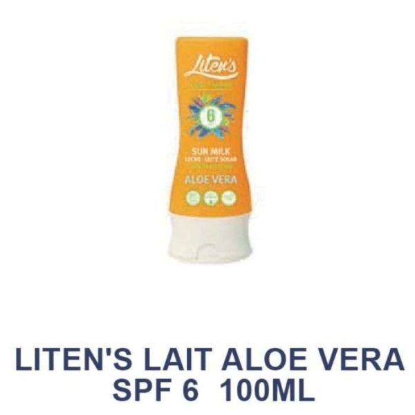 LITENS COOL TANNING LAIT SOLAIRE ALOE VERA SPF 6-100ML