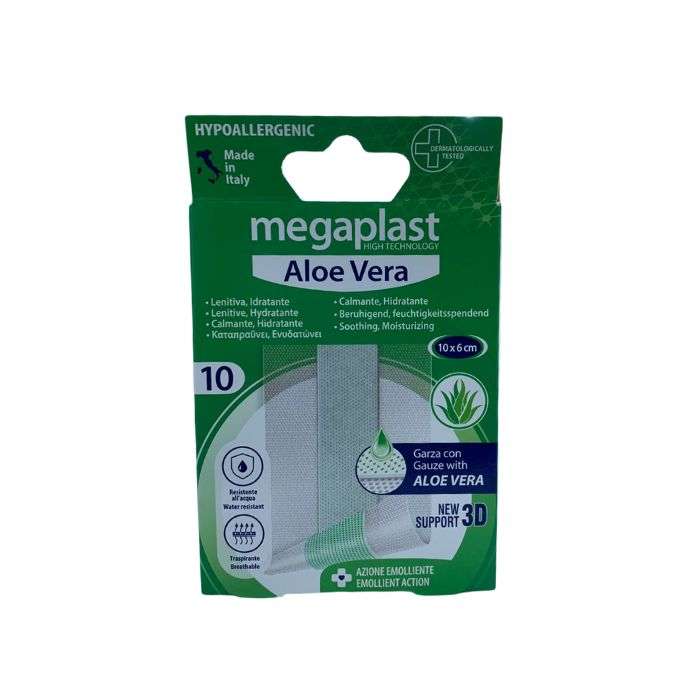 megaplast-aloe-vera-pansement-3d-hydratante-boite-de-10-106cm.jpg MEGAPLAST ALOE VERA PANSEMENT 3D HYDRATANTE BOITE DE 10 (10*6CM) – Image 1