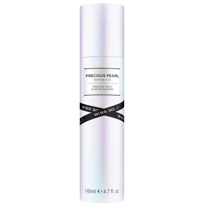 miss-so-spray-corps-precious-pearl-perfume-tropical-fruit-and-white-flowers-140-ml.jpg MISS SO SPRAY CORPS PRECIOUS PEARL PERFUME TROPICAL FRUIT AND WHITE FLOWERS 140 ML – Image 1