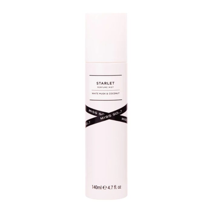 miss-so-spray-corps-starlet-perfume-mist-white-musk-and-cocunut-140-ml.jpg MISS SO SPRAY CORPS STARLET PERFUME MIST WHITE MUSK AND COCUNUT 140 ML – Image 1