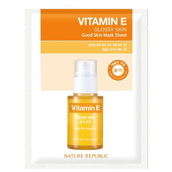 NATURE REPUBLIC VITAMIN e GLOSSY SKIN MASQUE EN TISSU