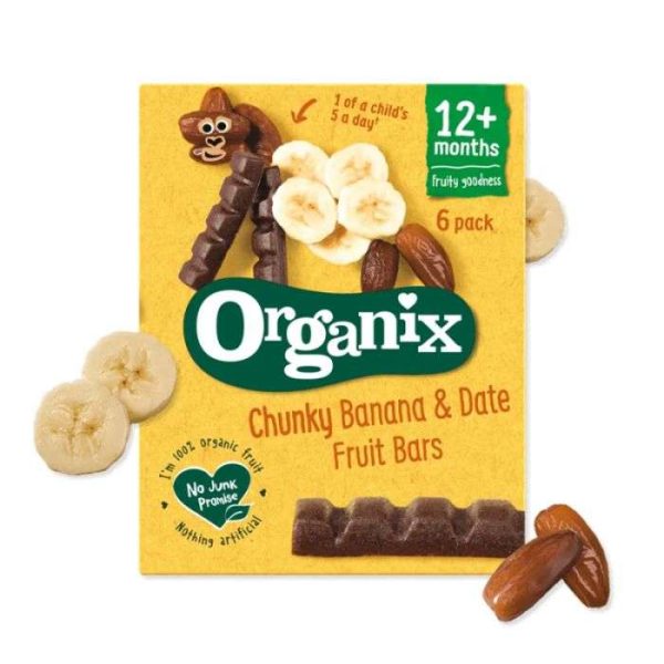 ORGANIX CHUNKY BANANA DATE BAR 12+ BOITE 6*17 G